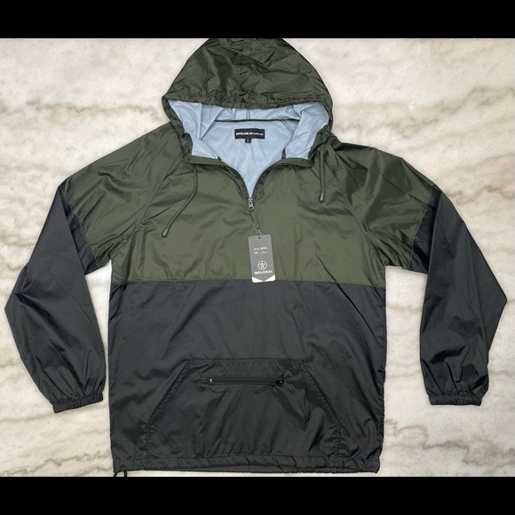 NWT Men’s Windbreaker Quarter Zip Up - Picture 1 of 3